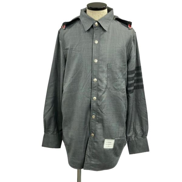 美品 トムブラウン 長袖シャツ メンズ SIZE 3 (L) THOM BROWNE 美品 トムブラウン 長袖シャツ メンズ SIZE 3 (L) THOM BROWNE