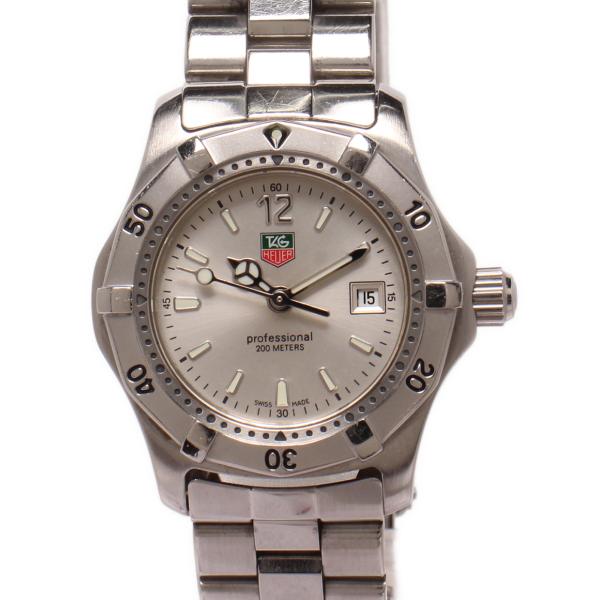 タグホイヤー 腕時計 2000シリーズ プロフェッショナル クオーツ SILVER WK-1312-0 レディース TAG HEUER 中古