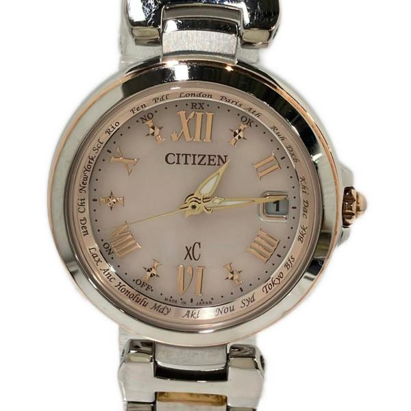 シチズン 腕時計 クロスシー ソーラー ピンク EC1034-59W レディース  