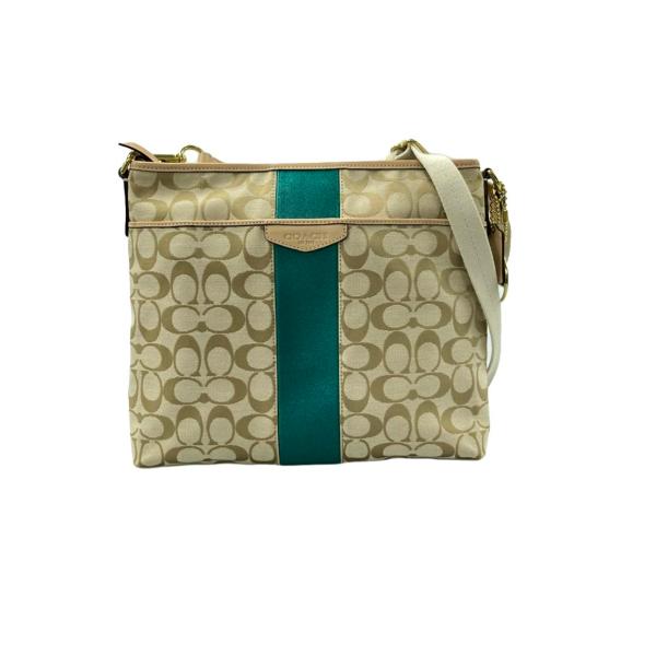 【新品】COACH ファイルバッグ ショルダーバッグ シグネチャー F28502 コーチ ショルダーバッグ 斜め掛け シグネチャー F28502 レディース