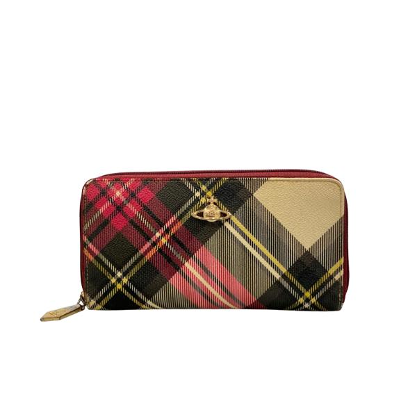 美品✨️ Vivienne Westwood 長財布　ラウンドファスナー　オーブ ヴィヴィアンウエストウッド ラウンドファスナー長財布 レディース