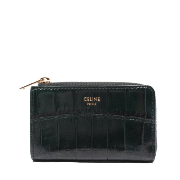 希少　セリーヌ　ヴィンテージ　CELINE クロコ　ワニ革トリオンフコインケース CELINE(セリーヌ) クロコダイルコインケース - ブラウン｜【公式