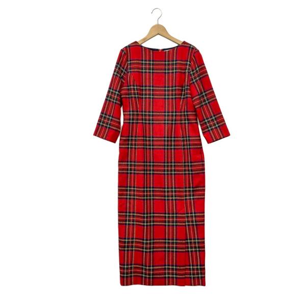 ジェンヌ フレンチレトロチェックワンピース レディース ジェンヌ フレンチレトロチェックワンピース レディース SIZE L (L
