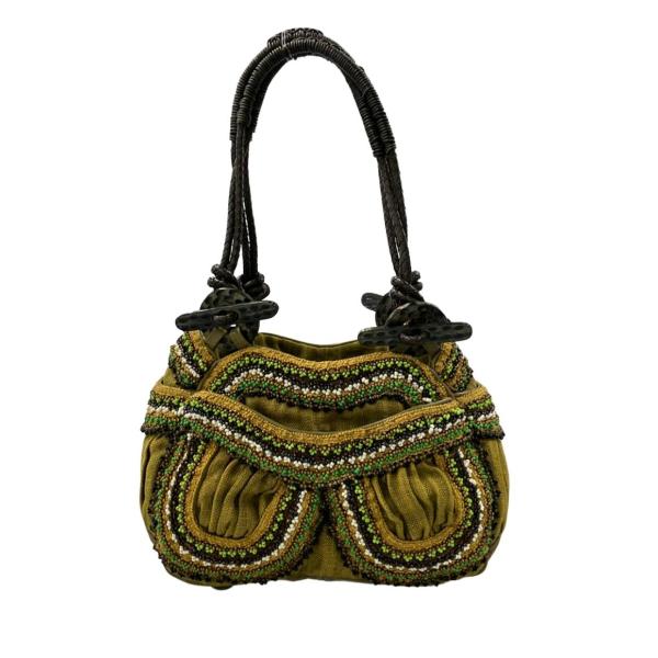 ジャマンピュエッシュ ショルダーバッグ 肩掛け ビーズ レディース