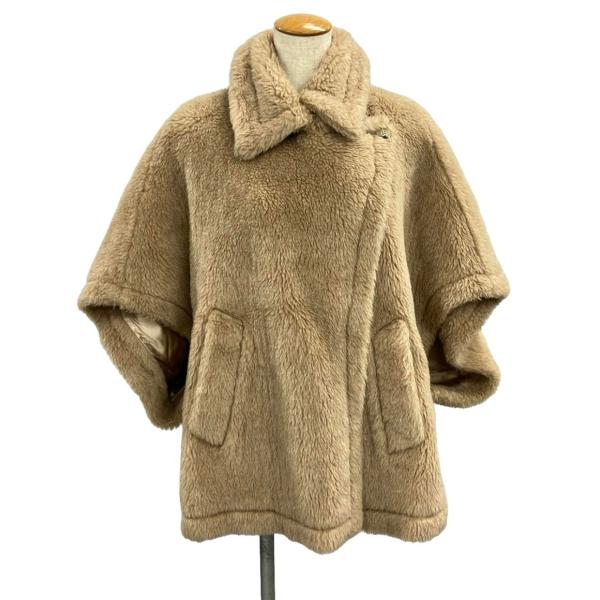 MaxMara グレー テディ　ポンチョ 新品マックスマーラMaxMaraテディベアPETALOペタロ ポンチョ