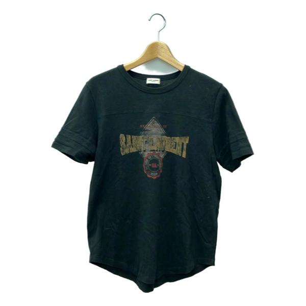 サンローラン　Tシャツ サンローラン 半袖Tシャツ ダメージ加工 TY74 673411 Y36LW 1050