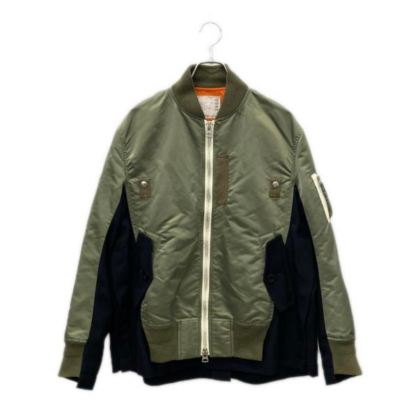 サカイ ブルゾン Wool Surge Nylon Twill Blouson 21-02660M メンズ