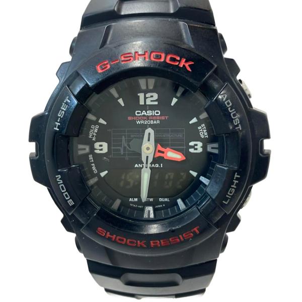 【廃盤 新品】CASIO G-SHOCK G-100 G-100A-6EJF カシオ 腕時計 G-SHOCK クオーツ ブラック G-100 メンズ CASIO 中古
