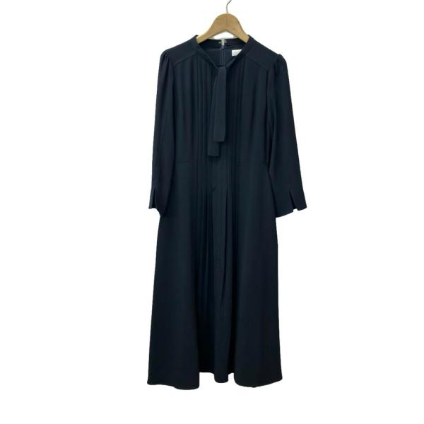 美品 セルフォード ボウタイプリーツワンピース CWF0194038