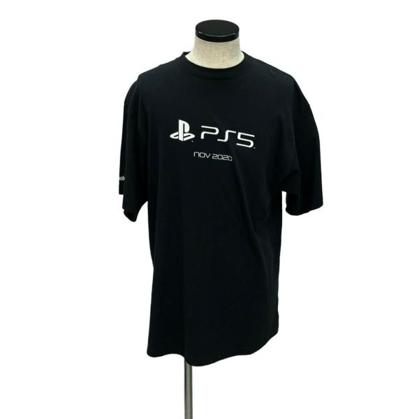 BALENCIAGA  バレンシアガ PLAYSTATION™  黒Tシャツ Balenciaga Black Sony Playstation Edition Boxy T-Shirt Balenciaga