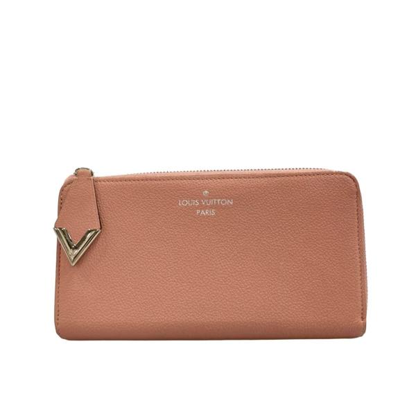 LOUIS VUITTON ルイ ヴィトン パルナセア ポルトフォイユ コメット 長財布 M60148 レザー   マグノリア ピンク系   L字ファスナー 【本物保証】 ルイ・ヴィトン L字ファスナー長財布 ポルトフォイユ コメット