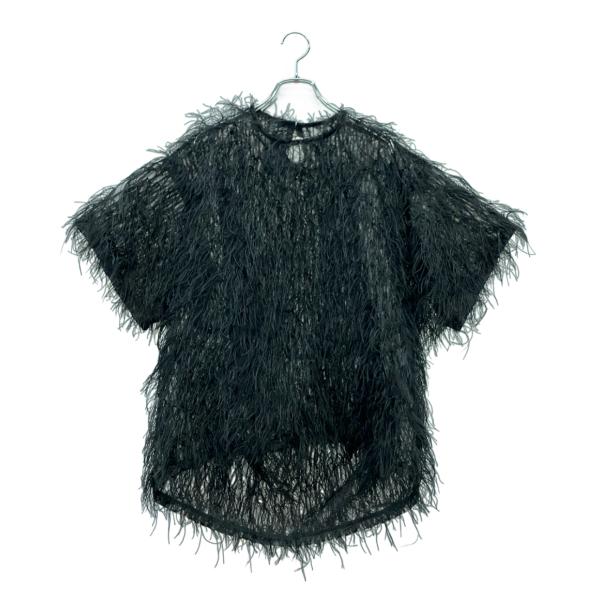 【美品】cygne⭐︎フェザートップス 美品 シーニュ 半袖 フェザートップス レディース SIZE FREE (M) Cygne
