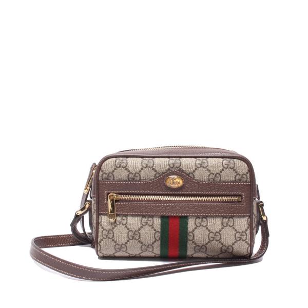 美品 グッチ ショルダーバッグ オフィディア GGスプリーム 517350 