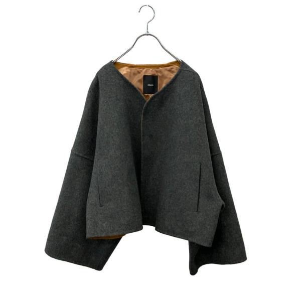 エブール ノーカラーコート 18AW 2810400103 レディース SIZE 36 (S