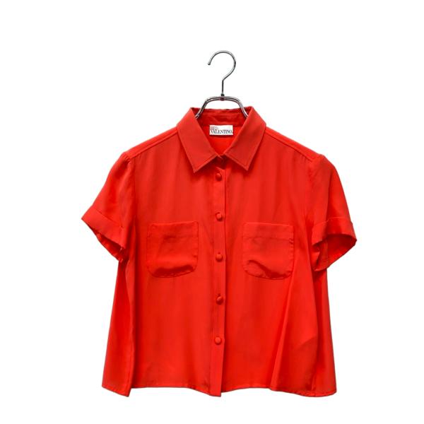 レッドヴァレンティノ 半袖 ブラウス レディース SIZE 38 RED 