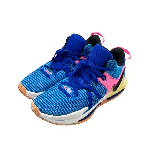 ナイキ ローカットスニーカー バスケットボールシューズ レブロンウィットネス7 EP DM1122-400 メンズ SIZE 28.0 (XL) NIKE 中古