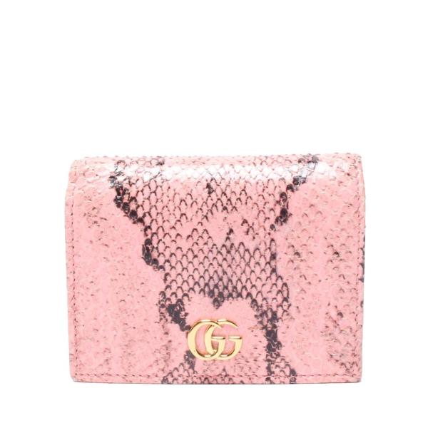 ⭐️未使用級⭐️ GUCCI グッチ　GGマーモント　456126 折財布　パイソン 楽天市場】グッチ 財布 レディース GGマーモント パイソン 二