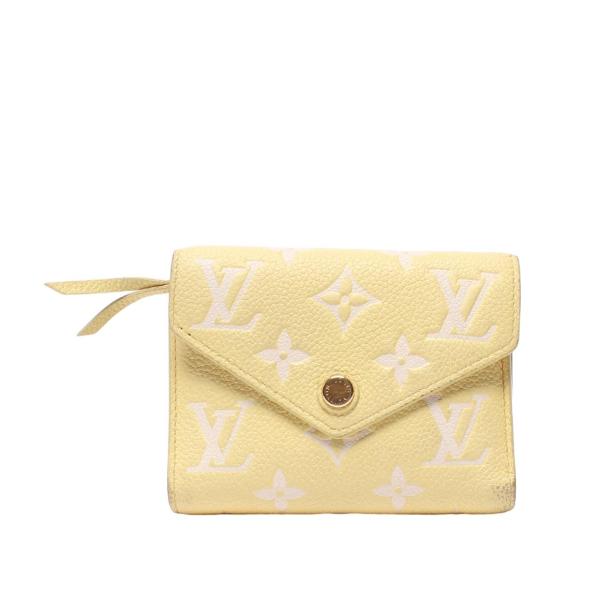 【使用感少】ルイヴィトン ポルトフォイユ アンプラント ヴィクトリーヌ 折り財布 ルイ・ヴィトン 三つ折り財布 ポルトフォイユ ヴィクトリーヌ