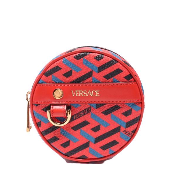 VERSACE ヴェルサーチ　グレカ　サークルポーチ hugall_rc-itgartpj61it-8g30