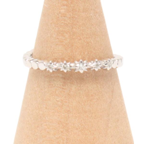 美品 スタージュエリー リング 指輪 K10 ダイヤ 0.03ct レディース