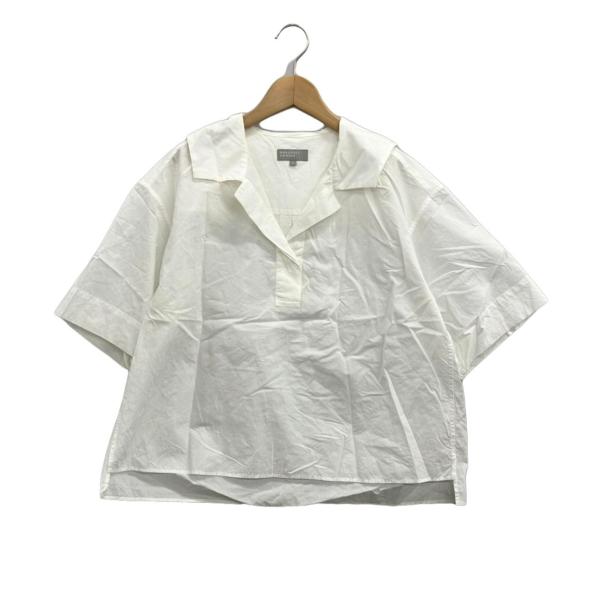 MARGARET HOWELL セーラーカラー半袖シャツ マーガレットハウエル 半袖シャツ セーラーカラー レディース