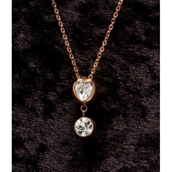 美品 フォリフォリ ネックレス ハートモチーフ レディース Folli