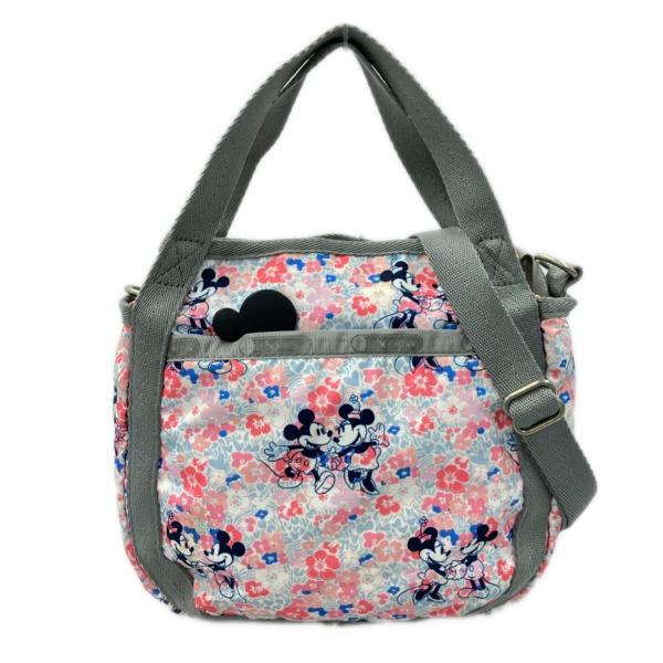 レスポートサック 2way 花柄ナイロンハンドバッグ ミニショルダー