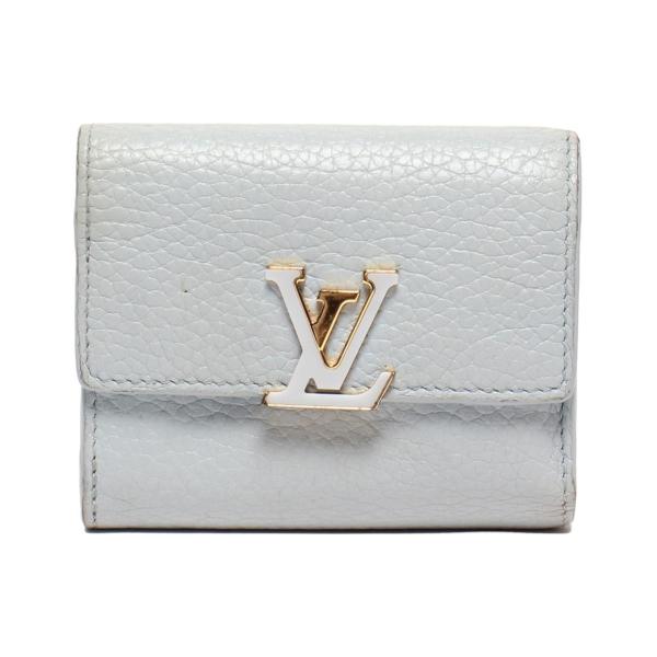 LV レッド 三つ折り財布　カプシーヌ LV レッド 三つ折り財布 カプシーヌ 美品 ルイヴィトン