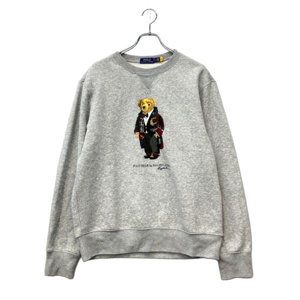 美品 ポロ・ラルフローレン トレーナー スウェット ベア メンズ SIZE L
