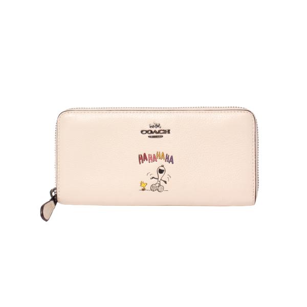 コーチ ラウンドファスナー長財布 スヌーピー 16122B レディース COACH