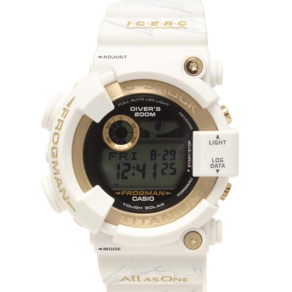 美品 カシオ 腕時計 イルカクジラ G-SHOCK フロッグマン FROGMAN ソーラー GW-8201K-7JR メンズ CASIO 中古