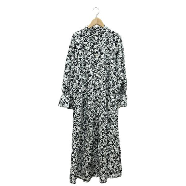 アンフィーロUNFILO ★大きめ！花柄長袖ロングワンピース　XL アンフィーロUNFILO ☆大きめ！花柄長袖ロングワンピース XL