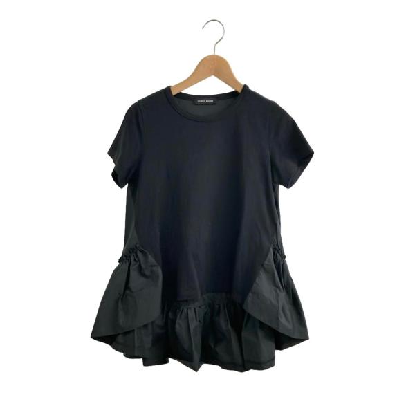 ヨーコチャン　グレー 半袖 Tシャツ　カットソー　 38 YOKO CHAN YOKO CHANヨーコチャン Aラインカットソー 38 半袖ペプラム