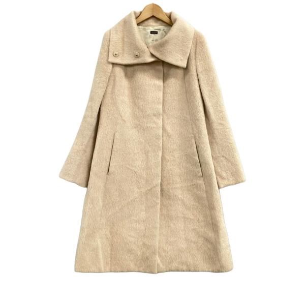 【中古品】JOSEPHアイボリー フード付き ロングコート 中古品】JOSEPHアイボリー フード付き ロングコート 中古品】JOSEPH
