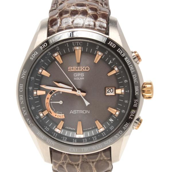 美品セイコーアストロン8xシリーズSBXB051フル充電SEIKO ASTRON セイコー 腕時計 アストロン 8Xシリーズ ワールドタイムGPS ソーラー