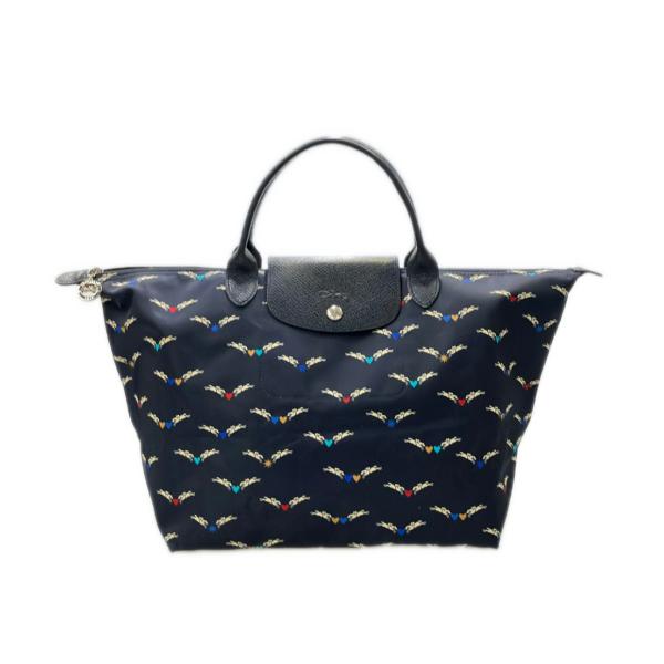 ロンシャン トートバッグ 馬柄 ハート柄 プリアージュ L1623663006 レディース Longchamp 中古