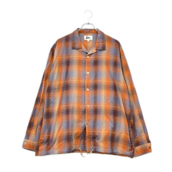 ピルグリム サーフ+サプライ 長袖 シャツ オンブレ チェック メンズ SIZE M Pilgrim Surf+Supply ピルグリム サーフ+サプライ 長袖 シャツ オンブレ チェック メンズ