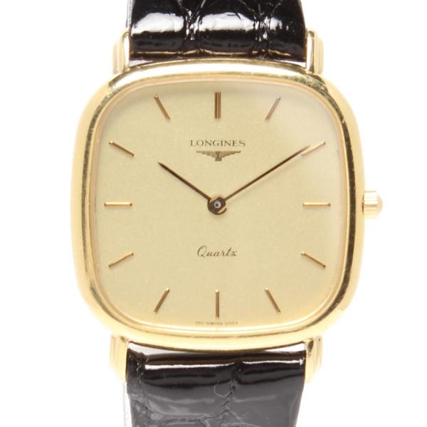 【最終値下】LONGINES クォーツ 腕時計 ゴールド　34mm メンズ 楽天市場】【ウォッチ】LONGINES ロンジン ゴールド文字盤 GP 革