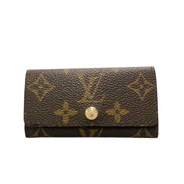 【中古】LOUIS VUITTON モノグラム ４連キーケース ミュルティクレ4 M62631 ルイ・ヴィトン 4連キーケース ミュルティクレ 4 モノグラム M62631