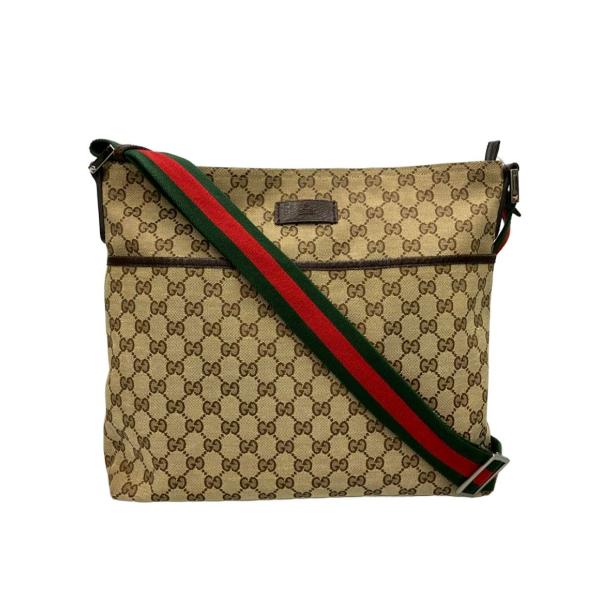 【美品】GUCCI GGキャンバス ショルダーバッグ グッチ ショルダーバッグ 斜め掛け GGキャンバス 189751 497717