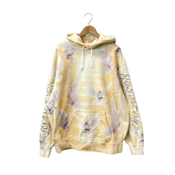 シュプリーム プルオーバーパーカー ハト柄 メンズ SIZE L Supreme