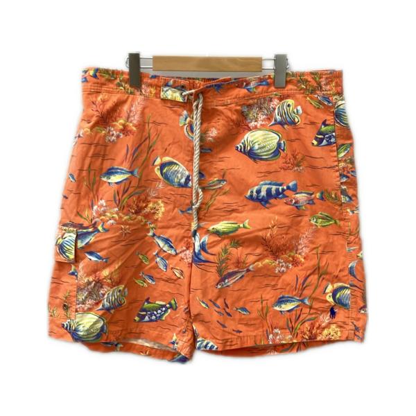 ポロ・ラルフローレン アロハハーフパンツ 魚柄 メンズ SIZE XXL POLO