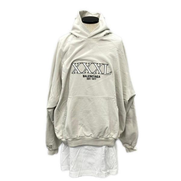 最終値下げ BALENCIAGA(バレンシアガ) XXXLレイヤードパーカー 最終値下げ BALENCIAGA(バレンシアガ) XXXLレイヤードパーカー - メルカリ