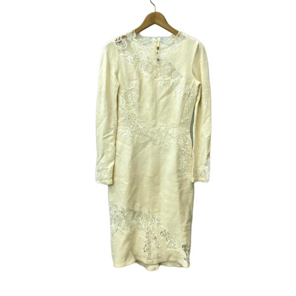 ERMANNO SCERVINO レースワンピース 長袖 38 ネイビー ERMANNO SCERVINO レースワンピース 長袖 38 ネイビー