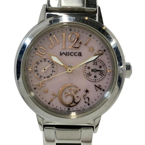 シチズン 腕時計 wicca ウィッカ ソーラー ピンク 8635-R004565
