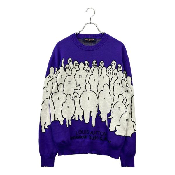 ルイヴィトン　マルチカラー　ジャガードニット ルイヴィトンマルチカラージャガードニット