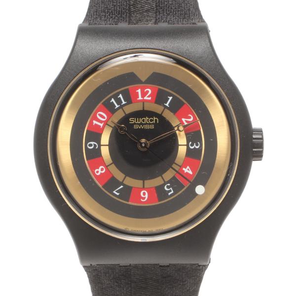 美品 スウォッチ 腕時計 007コラボ 消されたライセンス Licence to Kill クオーツ メンズ Swatch 中古
