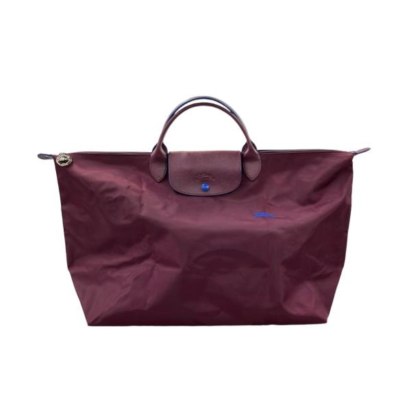 美品◎ロンシャン ルプリアージュ ボストンバッグ ハンドバッグ 大容量 ナイロン ロンシャン ルプリアージュ折りたたみ式ナイロンボストンバッグ