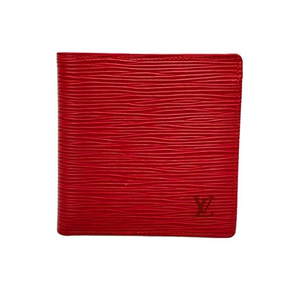 ルイヴィトン 二つ折り財布 ポルトビエカルトクレディモネ エピ M63547
