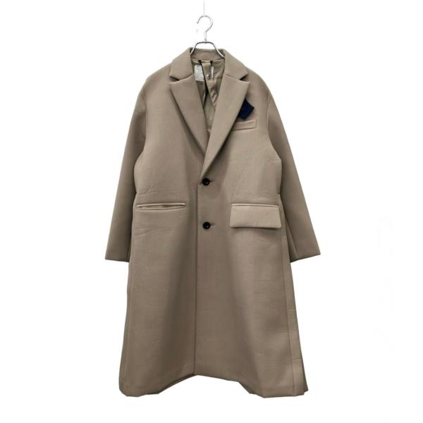 sacai チェスターコート　2024aw サカイ チェスターコート BEIGE 651 Suiting Bonding Coat 23-03117M